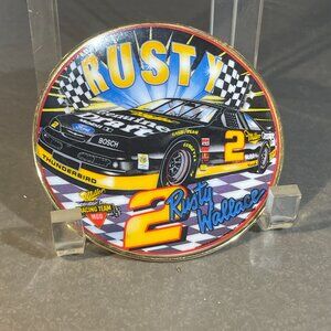 Vintage Rusty Wallace Small 4.25" Collector Plate - Hunter Collection (759)